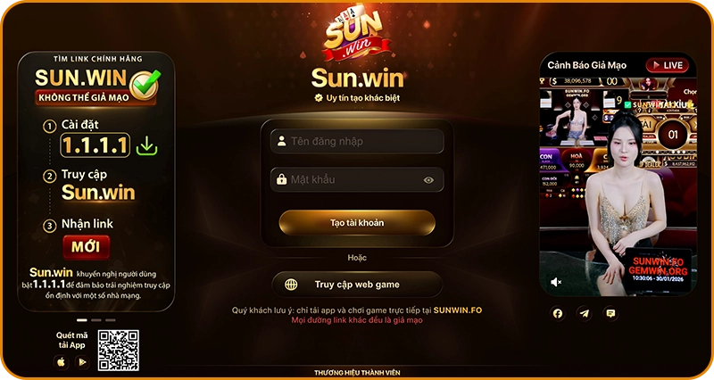 Sunwin Game bài giới thượng lưu